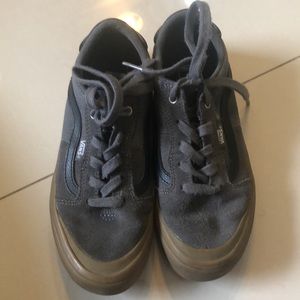 VANS gray sneakers 3.5Y